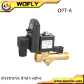 2/2 way 1/4'' electric drain valve with timer for air compressor